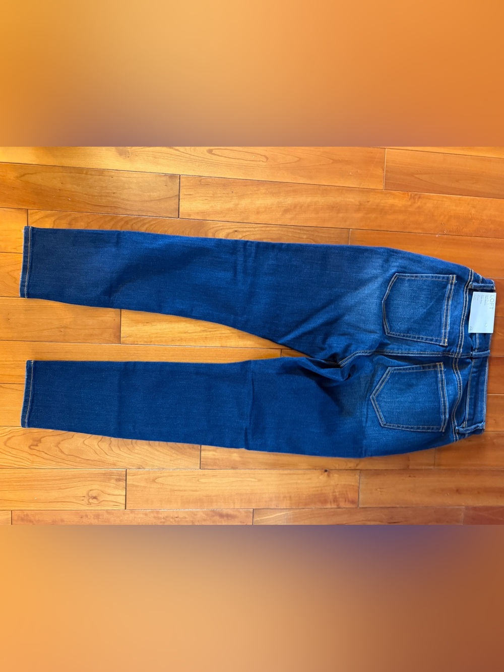 LOFT Men's Slim Straight Dark Blue Jeans